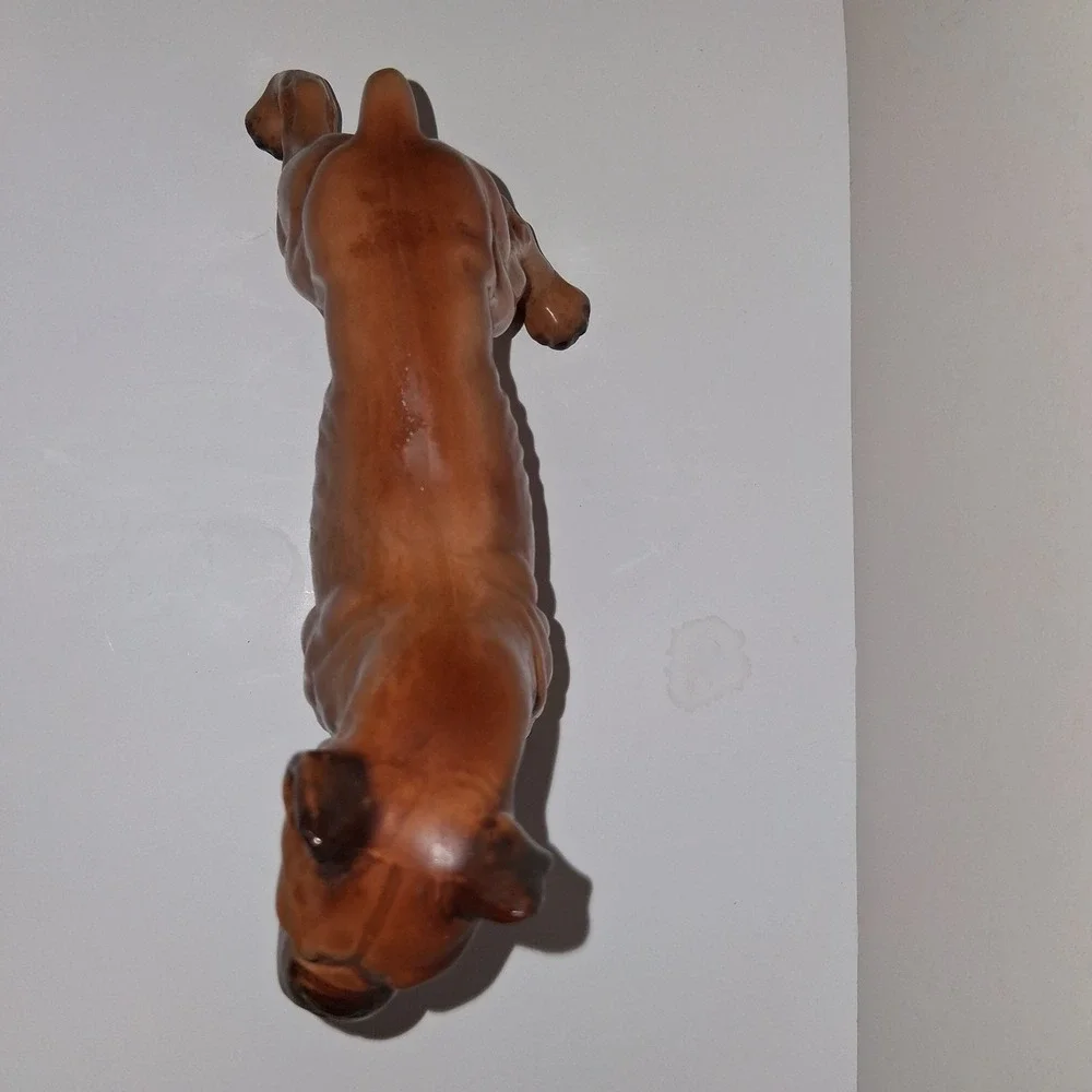 Vintage Boxer Dog Figurine Porcelain Ceramic Figure Japan - Picture 6 of 7